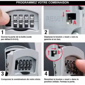 CHANGER CODE BOITE A CLES A CODE MASTER LOCK