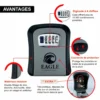 Avantages-boite-a-cle-securisee-exterieur Avantages boîte à clés sécurisée extérieur Eagle Lock : étanche IP65, haute résistance pour clés Airbnb