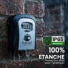 boite-a-cle-exterieur-murale-etanche-IP65- coffre a cle a code exterieur etanche IP65 inviolable
